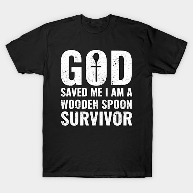 Wooden Spoon Survivor Italian Gift I Survived T-Shirt by Alex21